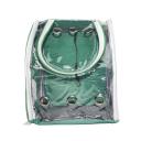 Imagen secundaria del producto Maleta Para Mascotas. Bolso cargador para mascotas, cuenta con respiraderos en los costados y visor delantero con cremallera. Trae tapete. Material: Poliéster, vinilo Color: Rosado, verde, amarillo, negro, café Disponible: Razas pequeñas.