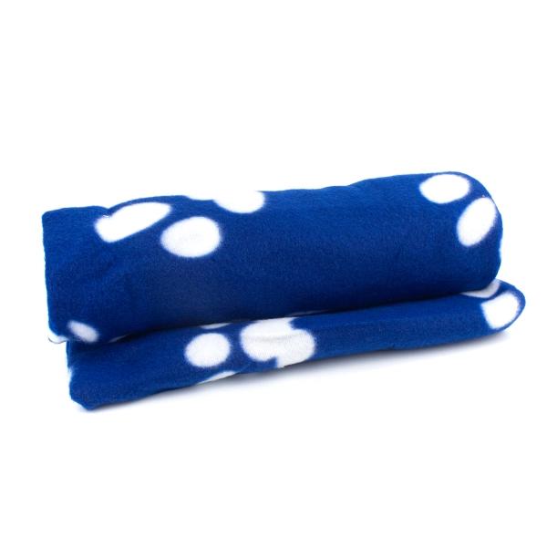 Imagen que muestra el producto Mantas Diseños Varios Para Mascotas. Mantas para mascotas ideal para brindarle un abrigo confortable en todo momento. Material: Poliester Color: Negro, blanco, azul, rosado, morado, gris. Disponible: Razas medianas y grandes