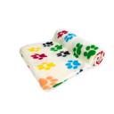 Imagen secundaria del producto Mantas Diseños Varios Para Mascotas. Mantas para mascotas ideal para brindarle un abrigo confortable en todo momento. Material: Poliester Color: Negro, blanco, azul, rosado, morado, gris. Disponible: Razas medianas y grandes