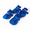 Imagen secundaria del producto Zapatos De Tela Para Mascotas. Zapatos para mascotas, cuenta con malla antitranspirante, velcro ajustable y almohadillas impermeables. Talla 4, Talla 5 Material: Poliéster                                                  Color: Verde, rojo, rosado, negro, azul                                                                   Disponible: Razas pequeñas. TALLA 4 : Largo 5.5cm * Ancho 5cm  TALLA 5 :Largo 5.5cm * Ancho 4cm