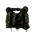 Imagen secundaria del producto Pechera Táctica Para Mascotas. Pechera táctica con bolsillos removibles y correas ajustables para llevar termo. Material: Poliéster, metal                                                                        Color/Estampado: Negro, azul, verde militar, café militar.                                                              Disponible: Razas pequeñas y medianas.