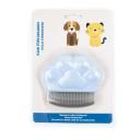 Imagen secundaria del producto Peine De Huellitas Para Mascotas. Peine con diseño de huellita, cuenta con cerdas arqueadas ideales para penetrar en el pelaje sin lastimar la piel de su mascota, eliminando el pelo suelto. Material: Plástico Color: Azul, gris, rosado Disponible: Razas pequeñas y medianas de pelaje largo.