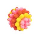 Imagen que muestra el producto Pelota De Dentición Multicolor. Pelota de dentición multicolor, cuenta con diseño de suculenta. Material: Caucho                                                                                                  Color: Verde, azul, rosado                                                                        Disponible: Razas medianas y grandes.