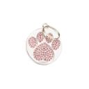 Imagen secundaria del producto Placa De Identificación Huella Perlado. Placa de identificación redonda con huella perlada. Material: Metal Color: Blanco, azul claro, rojo, azul, rosado, morado
Disponible: Razas pequeñas, medianas